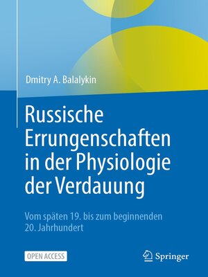 cover image of Russische Errungenschaften in der Physiologie der Verdauung